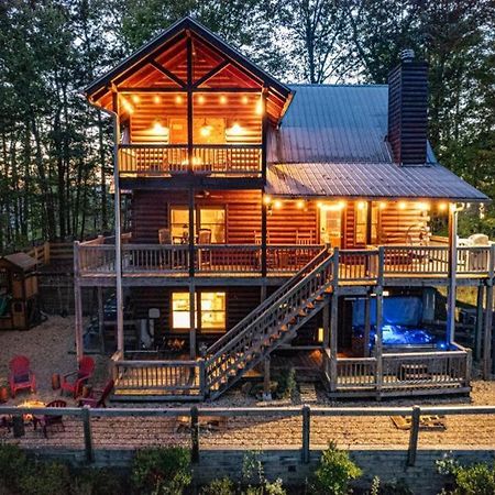 Cherry Log Summit Cabin By Bk Stays - Family Friendly - Playground - Game Room - Jacuzzi - Amazing Mountain Views Exterior photo