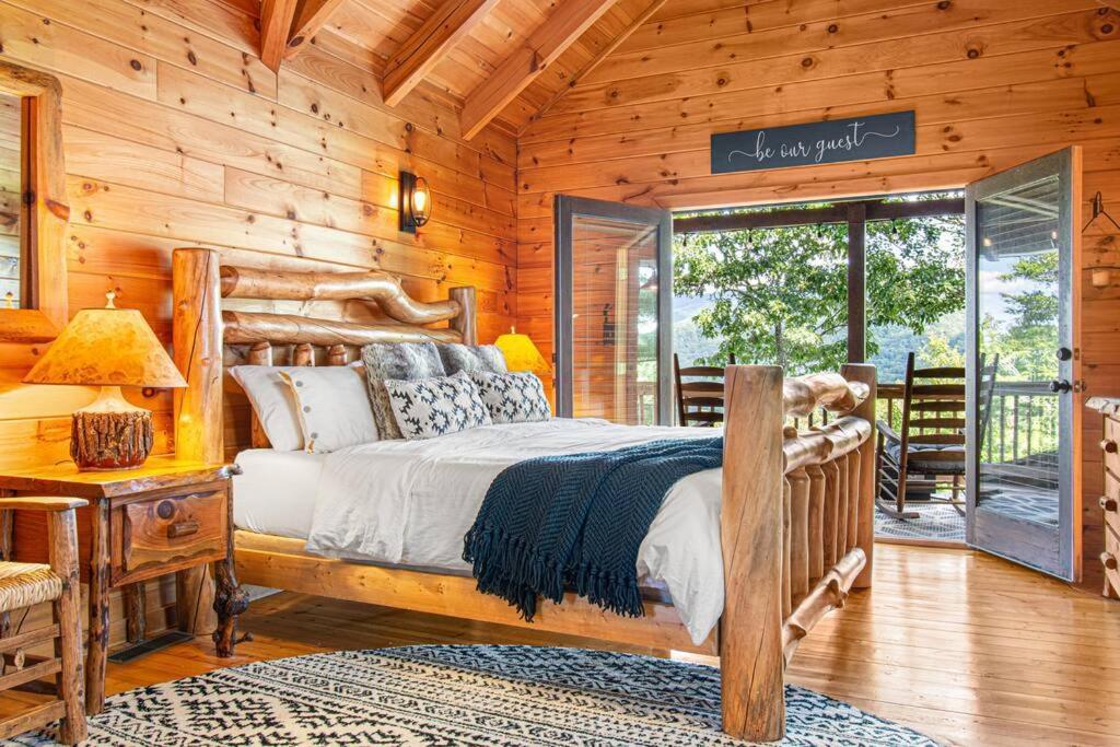 Cherry Log Summit Cabin By Bk Stays - Family Friendly - Playground - Game Room - Jacuzzi - Amazing Mountain Views Exterior photo